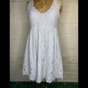 Jennifer Lopez lace baby doll dress size 8